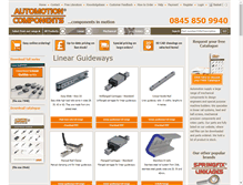 Tablet Screenshot of linear-guides.co.uk